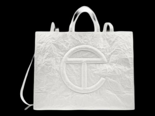 Telfar Shopping Bag Large White Paper