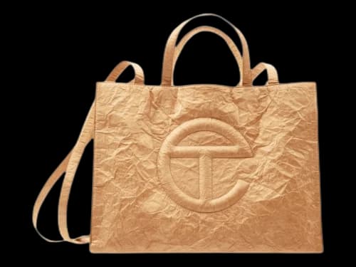 Telfar Shopping Bag Medium Brown Paper