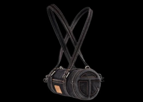 Telfar Small Denim Duffle Black