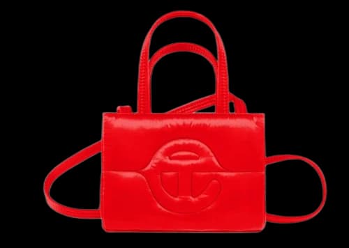Telfar Small Puff Shopper Red
