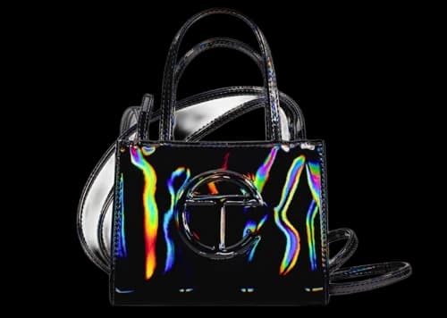 Telfar Small Shopping Bag Black Rainbow