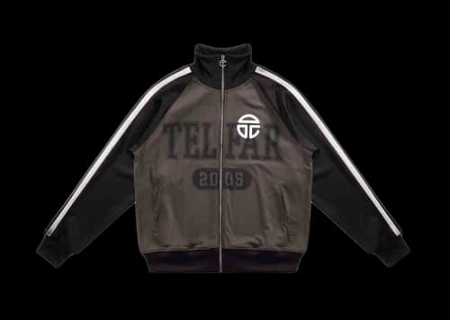 Telfar Track Jacket Black