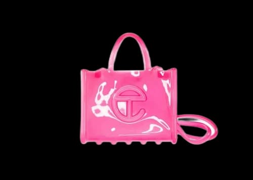 Telfar x Melissa Medium Jelly Shopper Clear Pink