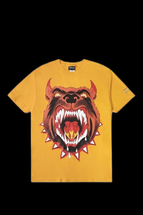 The Hundreds Back to the Hundreds Pitbull T-Shirt Gold