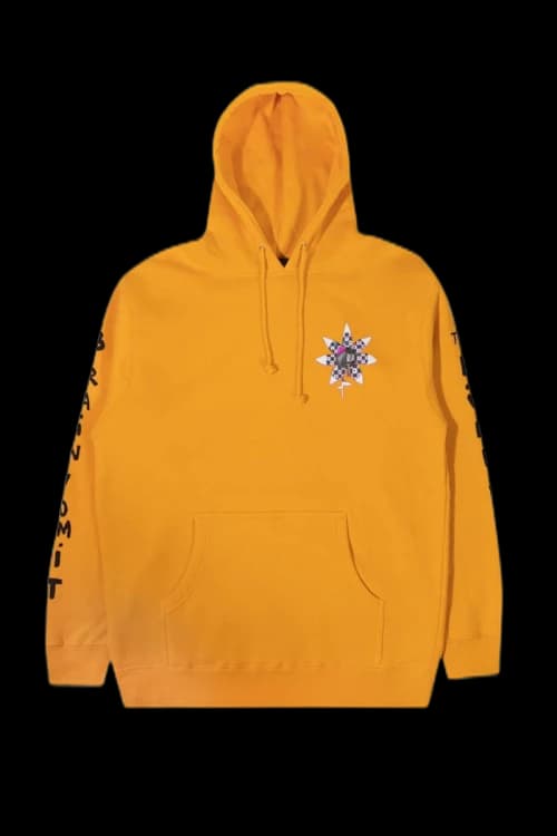 The Hundreds Flower Adam Pullover Gold