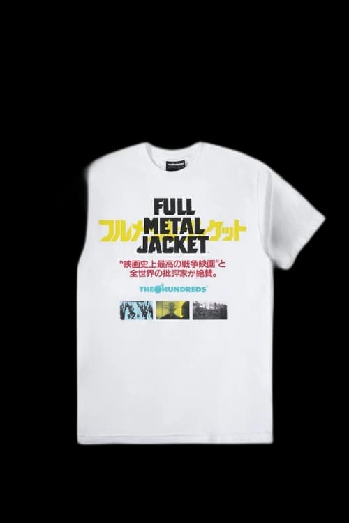The Hundreds x Full Metal Jacket Metal T-Shirt White