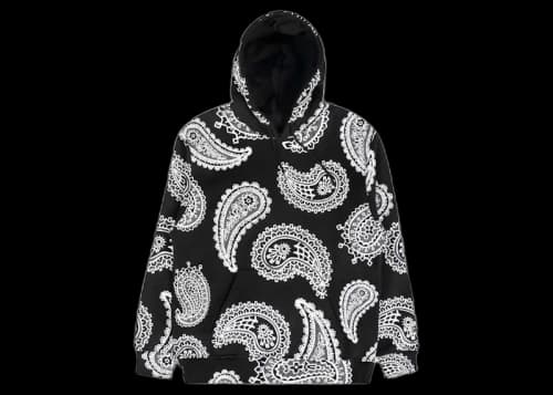 The Hundreds x Vides Paisley Pullover Black
