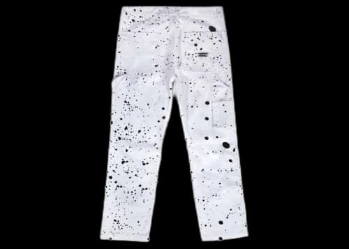The Hundreds x Vides Splatter Painter Pant White