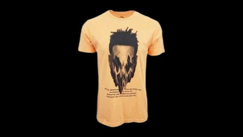 The Weeknd 2018 XO Melt T-shirt Orange