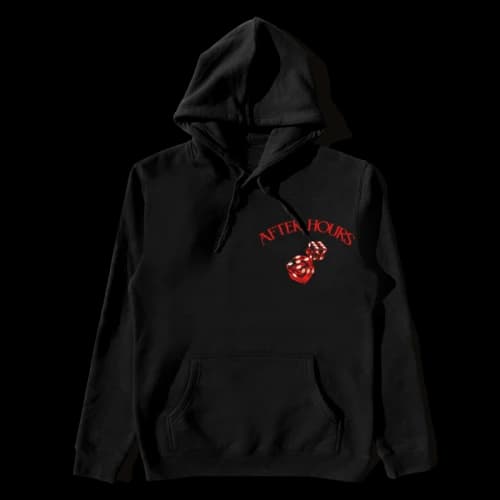 The Weeknd After Hours Dice Pullover Hood Black