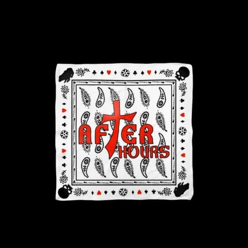 The Weeknd x Vlone After Hours Bandana White