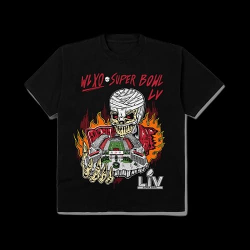 The Weeknd x Warren Lotas XO Super Bowl LV Tee Black