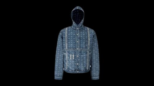 Thug Club MCM TC Bullet Denim Jacket Blue