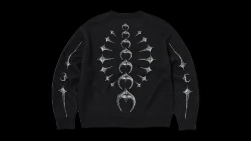 Thug Club TC Bone Knit Cardigan Black