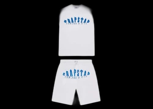 Trapstar De-Con Arch Short Set White/Blue