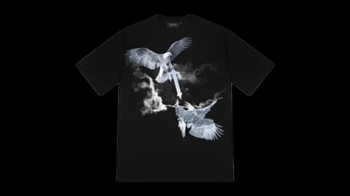 Trapstar Flying Birds Tee Black