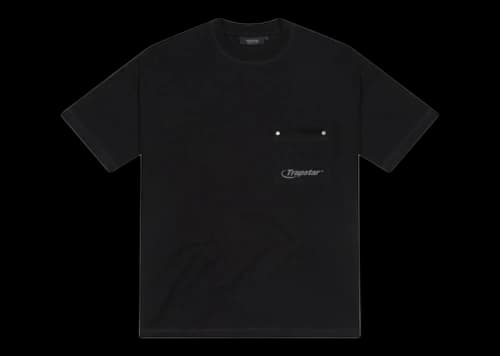 Trapstar Hyperdrive Rivet Pocket Tee Black