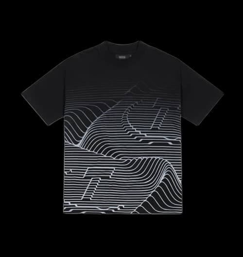 Trapstar Hyperwave Gradient T-shirt Black