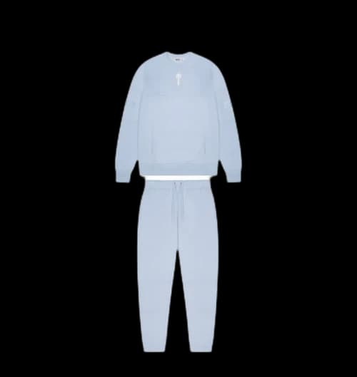 Trapstar Irongate T Crewneck Tracksuit Ice Blue