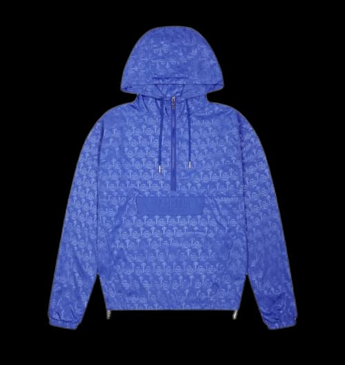 Trapstar Premium Irongate Monogram Windbreaker Blue
