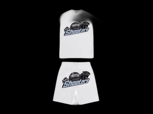 Trapstar Shooters Short Set White/Blue