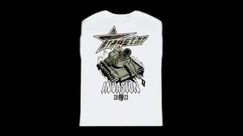 Trapstar Trap Invasion Tee White