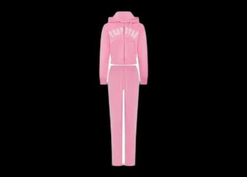 Trapstar Women's Irongate Chenille Tracksuit Pink