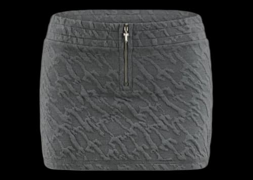 Trapstar Women's Jacquard Mini Skirt Grey