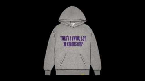 Trapstar x Cough Syrup Hoodie Grey