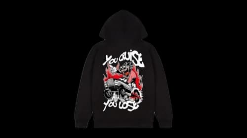 Trapstar You Cruise You Lose 2.0 Hoodie Black