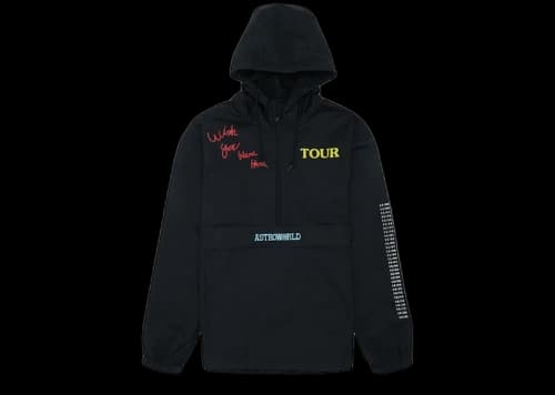 Travis Scott Astroworld Anorak Black