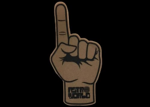 Travis Scott Astroworld Foam Finger Brown