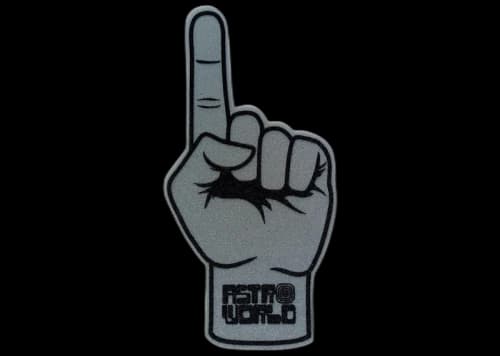 Travis Scott Astroworld Foam Finger Grey
