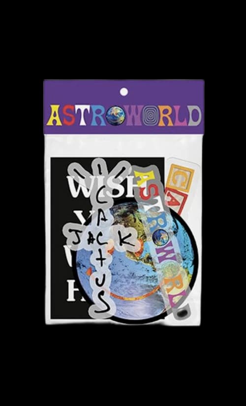 Travis Scott Astroworld Sticker Pack Multi