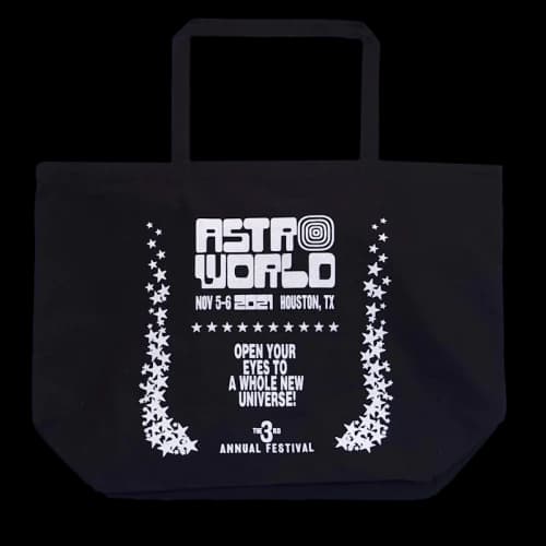 Travis Scott Astroworld Tote Bag Black