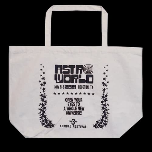 Travis Scott Astroworld Tote Bag Cream