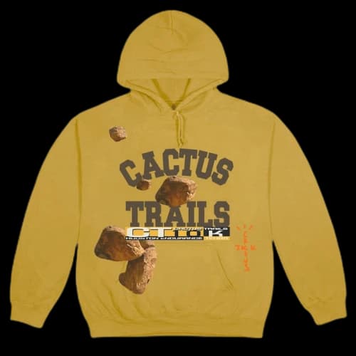 Travis Scott Boulder Varsity Hoodie Gold