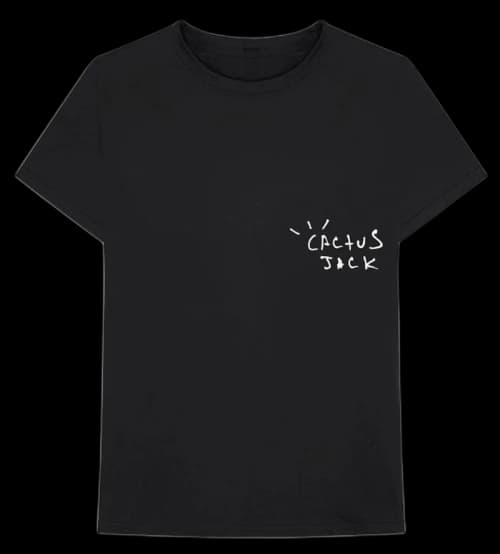Travis Scott Cactus Jack Airbrush T-Shirt Black