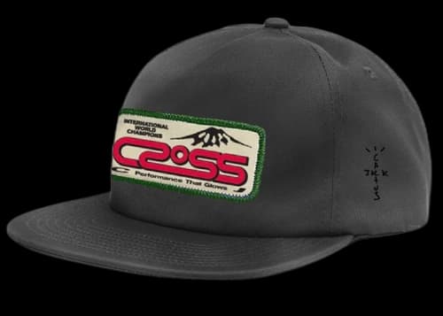 Travis Scott Cactus Jack Cross Hat Grey