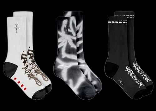 Travis Scott Cactus.World Socks Trio Multicolor