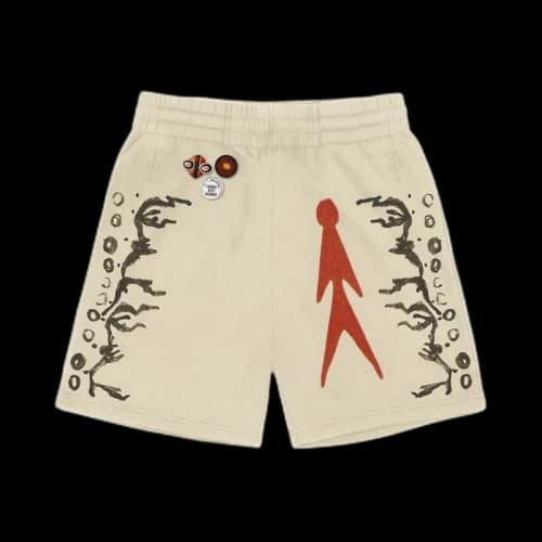 Travis Scott Character Shorts Natural