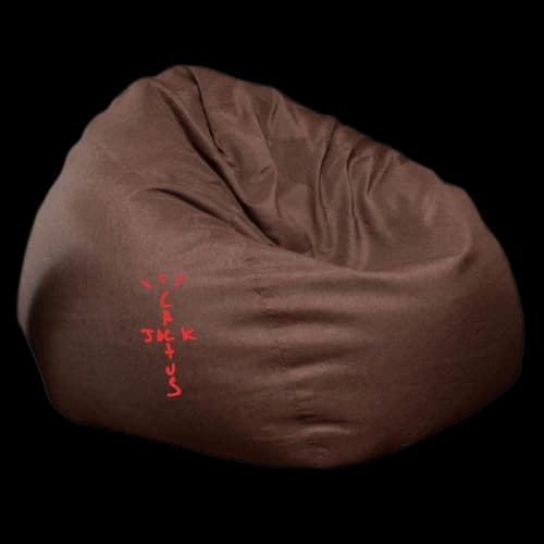 Travis Scott CJ Bean Bag Chair Brown