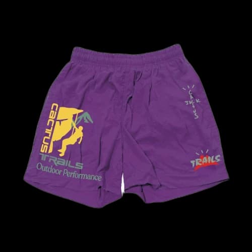 Travis Scott Climb Shorts Purple