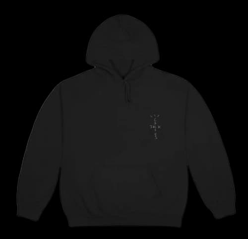 Travis Scott Jack Boys Cracked Hoodie Black