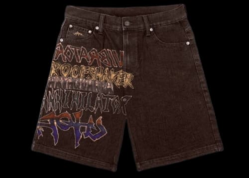 Travis Scott Earthquaker Shorts Brown