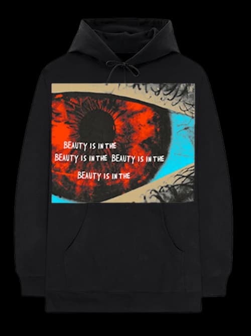 Travis Scott Eye Hoodie Black
