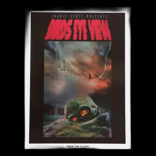 Travis Scott Fear The Flock Poster Multi