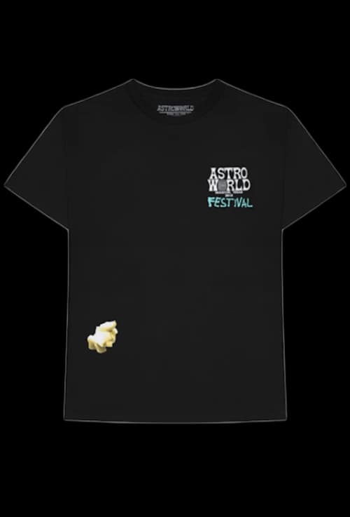 Travis Scott Festival Airbrush Tee Black