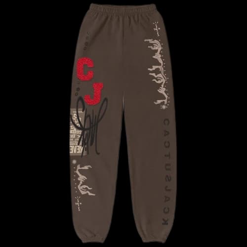 Travis Scott Flare Sweatpants Brown