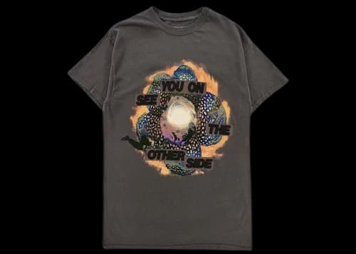 Travis Scott Flower Portal T-shirt Grey